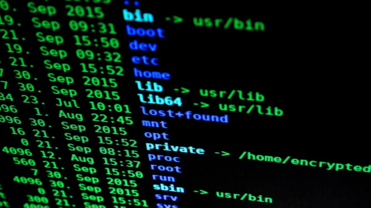 Terminal Window With Code